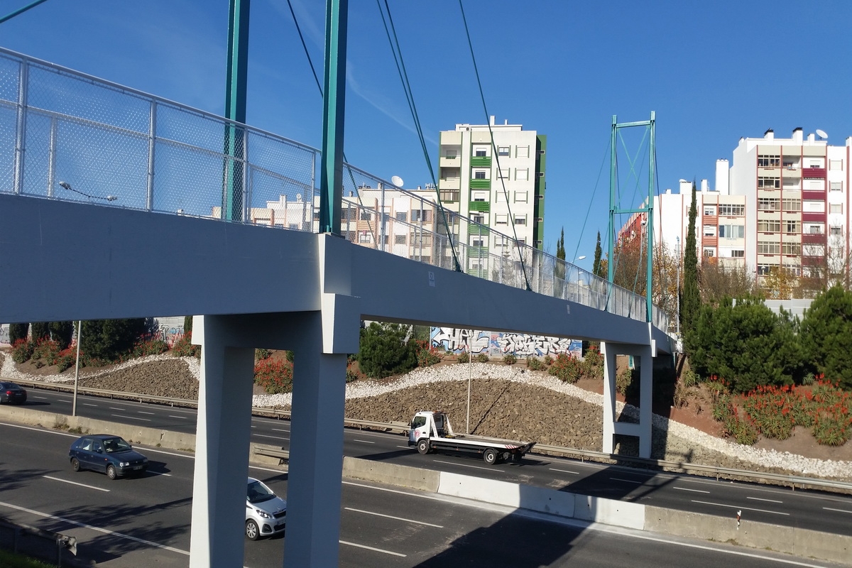 CONCEPCIÓN / CONSTRUCCIÓN DEL PASO ELEVADO DE PEATONES (PSP) EN EN6-7 Y IC19 –LISBOA