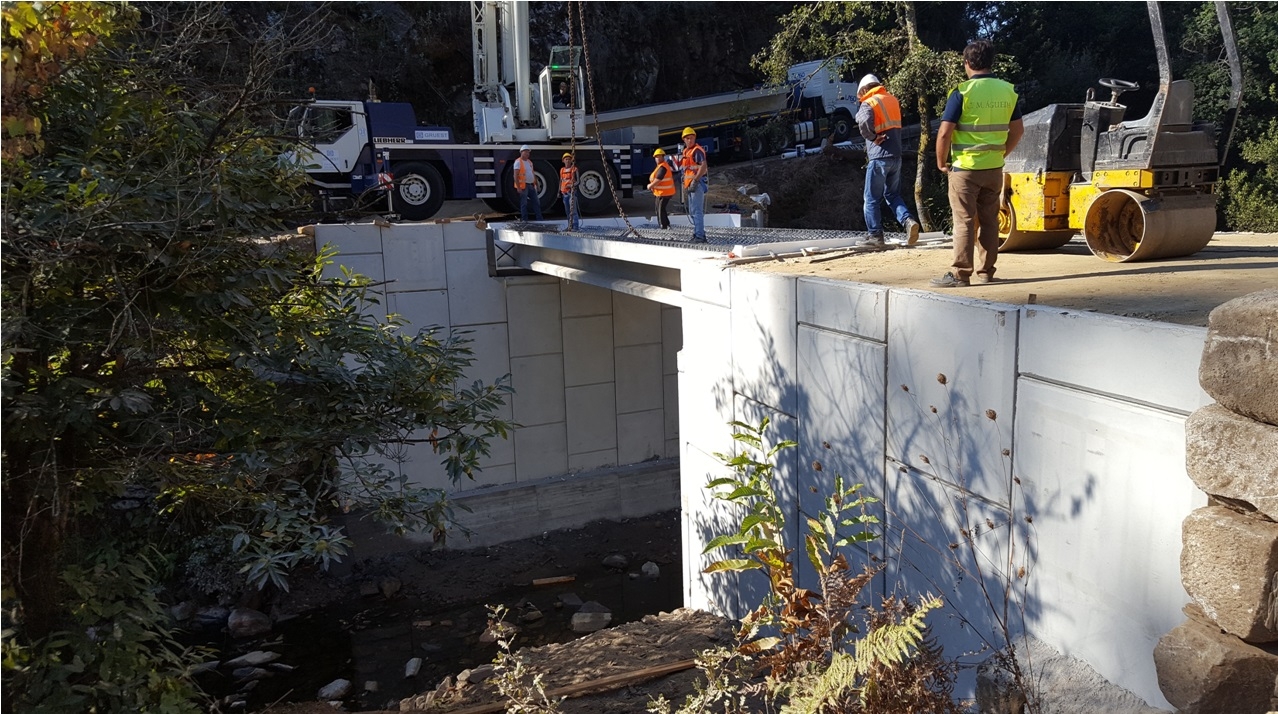 CONCEÇÃO/CONSTRUÇÃO DA PONTE DE AVELAL DE BAIXO EM ÁGUEDA