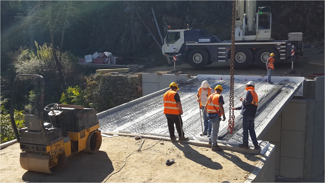 CONCEÇÃO/CONSTRUÇÃO DA PONTE DE AVELAL DE BAIXO EM ÁGUEDA