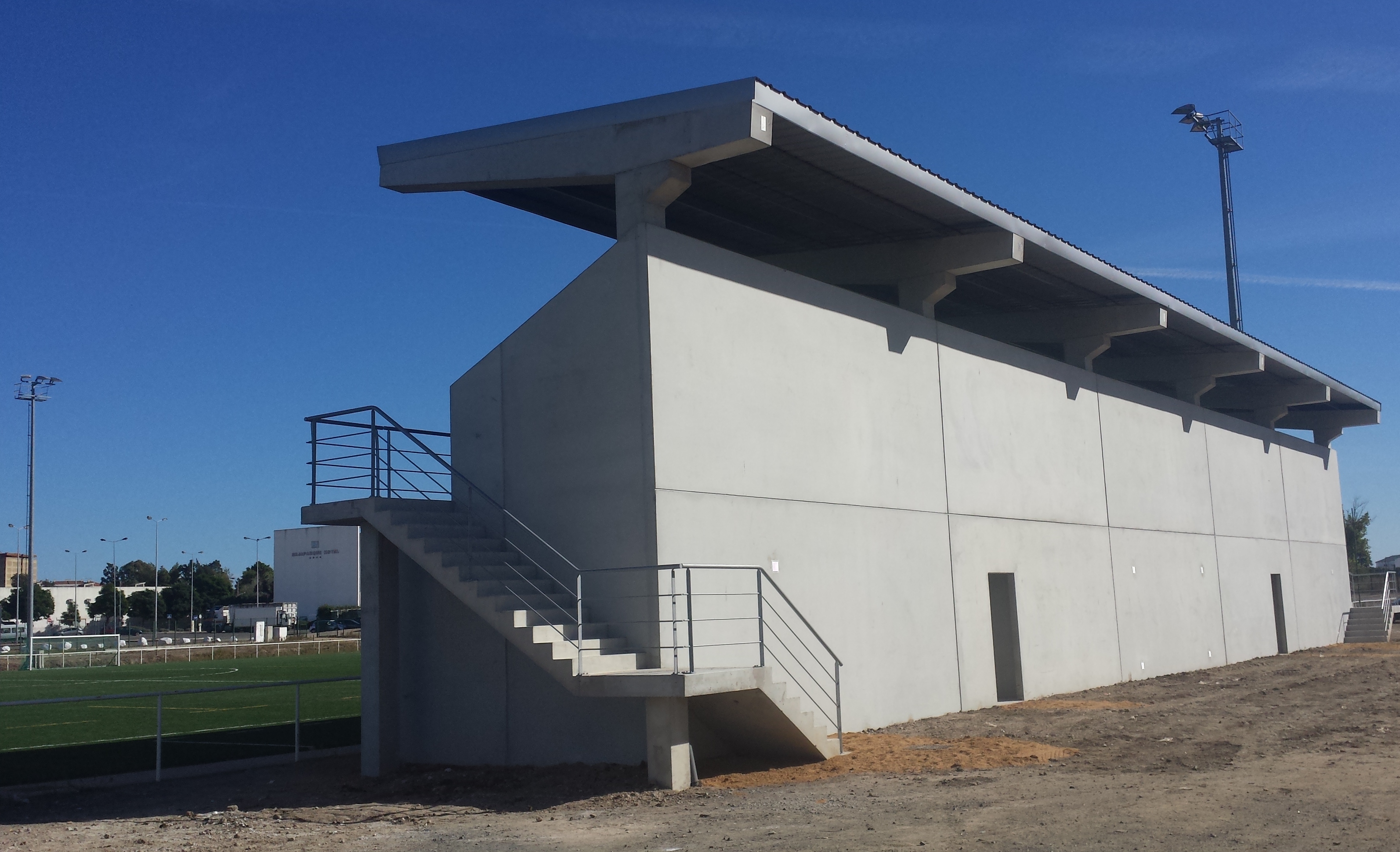 Tribune du Complexe Sportif Fernando Mamede, à Beja