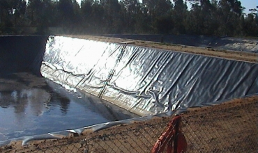 APPLICATION DE GEOMEMBRANE